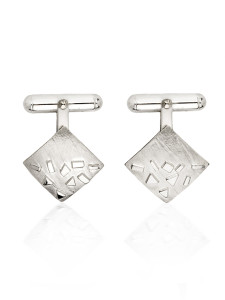 Fiona Kerr Jewellery / Silver Confetti Square Cufflinks - SSQ06